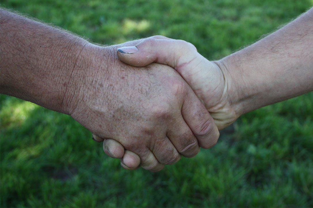Bild Handshake für unsere Partner